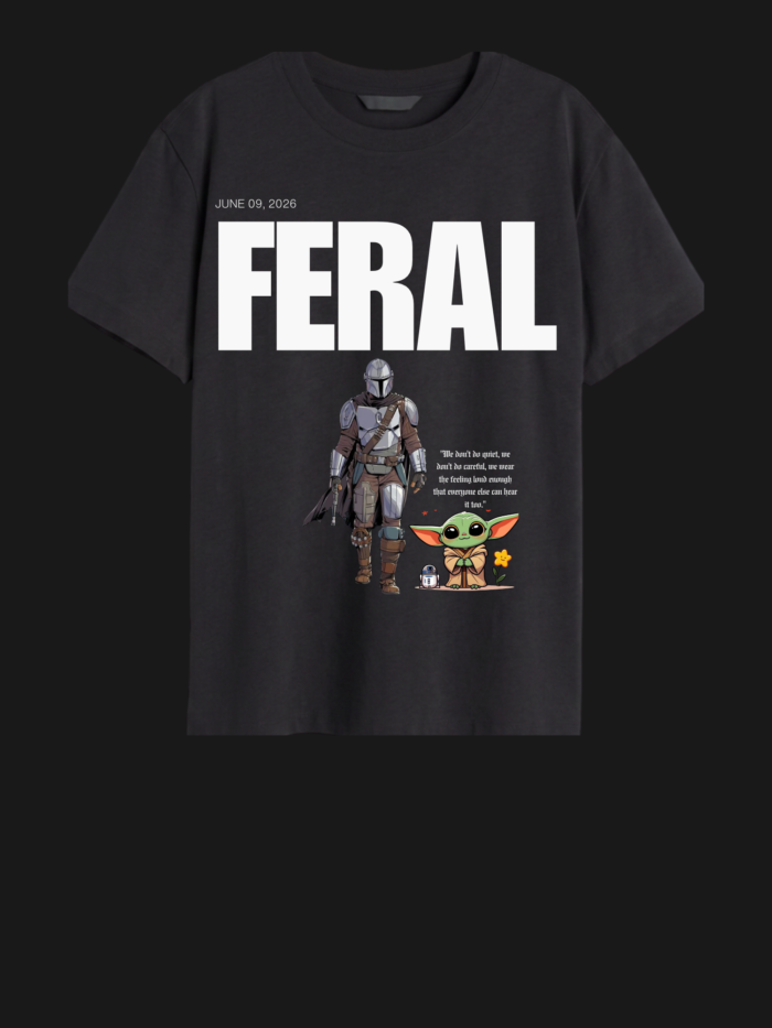 Feral Mandalorian & Grogu Tee